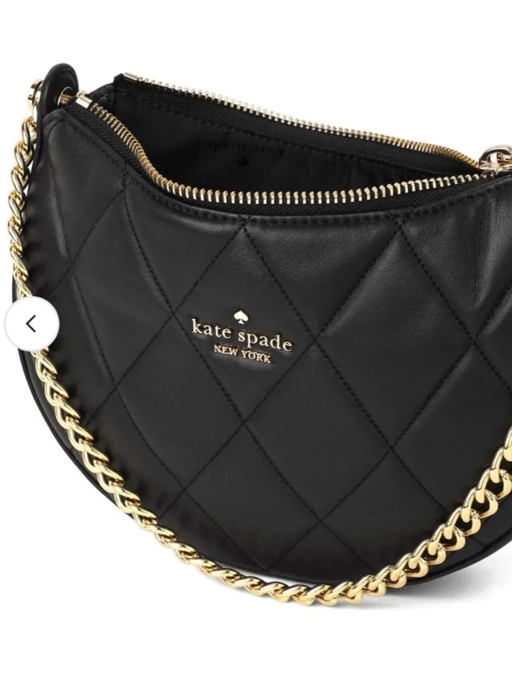 Kate Spade New York Shoulder Bag KC495 001 Black Gold